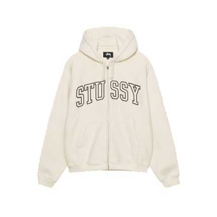 Sweat à capuche zippé Stussy Outline